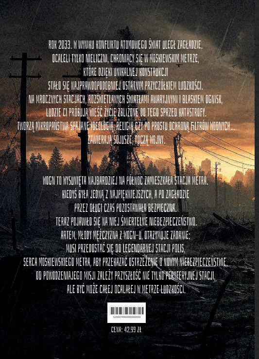 Tył okładki Metro 2033
