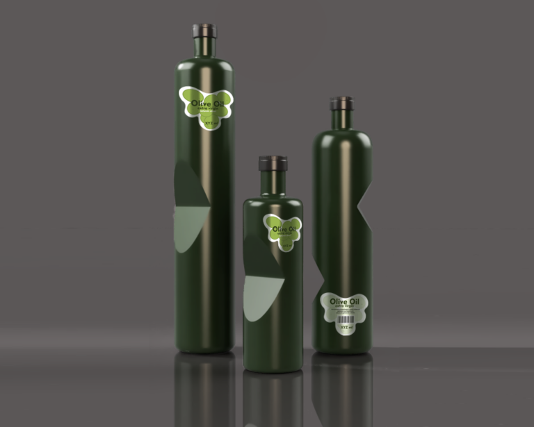 Butelki wraz z etykietą Emilia Dominik