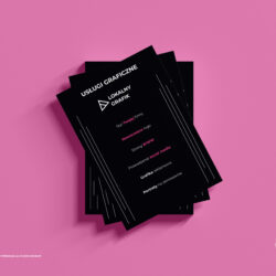Free Top View Premium A4 Flyer Mockup (1)